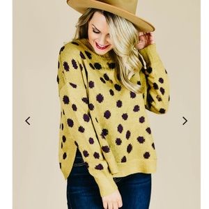 Mod Boutique Polka Dot Sweater